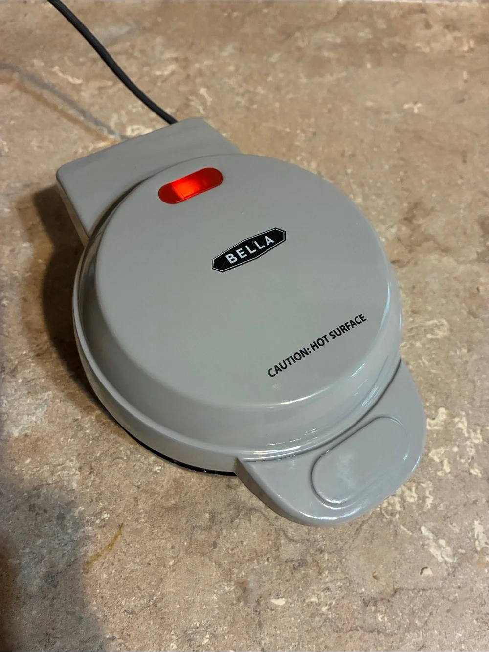 BELLA Gray Electric Mini Doughnut Maker